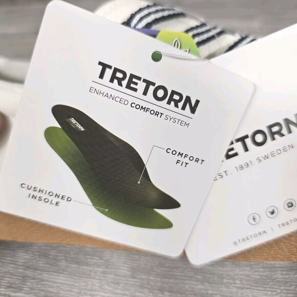 TRETORN Nyliteplus Canvas Sneakers Lace-up Casual Tennis Shoes - Women's Size 7 - Picture 10 of 16